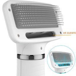 Secador de Pelo 2 In 1 Escova Pente Pet Tosa Profissional Portátil Gato Cachorro - 4