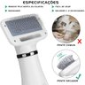 Secador de Pelo 2 In 1 Escova Pente Pet Tosa Profissional Portátil Gato Cachorro - 7