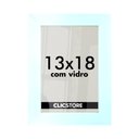 Ver imagem 3 de Kit 4 Porta Retrato 13x18 Decorativo Gravata com Vidro Fotografico Sala Poster Cor:branco