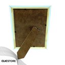 Ver imagem 4 de Kit 4 Porta Retrato 13x18 Decorativo Gravata com Vidro Fotografico Sala Poster Cor:branco