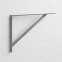 Ver imagem 4 de Mão Francesa Ferro Chato Reforçado 50 Cm Zincado - Nv455