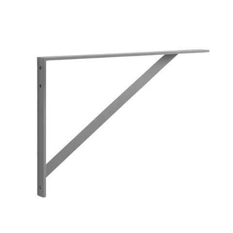 Mão Francesa Ferro Chato Reforçado 50 Cm Zincado - Nv455