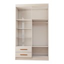 Ver imagem 5 de Guarda-Roupa Infantil Lisboa 4 Portas 2 Gavetas Branco - Panorama Móveis