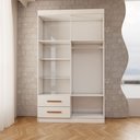 Ver imagem 6 de Guarda-Roupa Infantil Lisboa 4 Portas 2 Gavetas Branco - Panorama Móveis