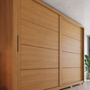 Ver mais imagens de Guarda-Roupa Casal 2 Portas Deslizantes 4 Gavetas Palace Marrom/Cinamomo