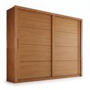 Ver imagem 2 de Guarda-Roupa Casal 2 Portas Deslizantes 4 Gavetas Palace Marrom/Cinamomo