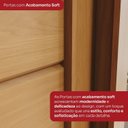 Ver imagem 5 de Guarda-roupa Casal 2 Portas Deslizantes 4 Gavetas Palace