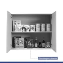 Ver imagem 2 de Armário Aéreo de Cozinha 2 Portas Valencia 