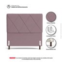 Ver imagem 6 de Cabeceira Cama Box Solteiro Mel 90cm com Frame Veludo Rosê - Desk Design