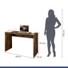 Mesa Escrivaninha 108cm Office Barcelona Kaiki Móveis - 3