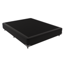 Ver imagem 1 de Base Box Preta Casal 138cm Madeira KazaMix