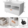 Gabinete para Banheiro Berlim:cinza - 2