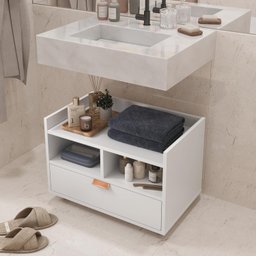 Gabinete para Banheiro Berlim:cinza - 3