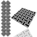 Ver imagem 1 de Pastilha de Vidro Adesiva Kit 20 Uni Parede Cozinha Banheiro Lavabo Sala Decorativa Moderna Requinta