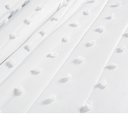 Ver imagem 4 de Colcha Casal 3 Peças Cobre Leito Micropercal 300 Fios Popy:Branco
