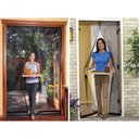 Ver imagem 1 de Cortina Tela Anti Insetos Mosquito Magic Mesh Fecha Com Imã