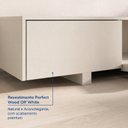 Ver imagem 5 de Rack Suspenso Ripado para TV até 75 Polegadas Planejado 180cm Aruá CabeCasa MadeiraOriginals Off White