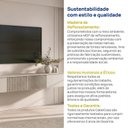 Ver mais imagens de Rack Suspenso Ripado para TV até 75 Polegadas Planejado 180cm Aruá CabeCasa MadeiraOriginals Off White
