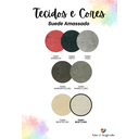 Ver imagem 3 de Cabeceira Estofada Casal 12 Blocos Não É Segredo Suede Amassado Bege Claro 140x90