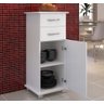 Carrinho Auxiliar Para Lavanderia Organizador Multiuso com Rodas Nova Decor Balcão Multiuso com Gave - 2