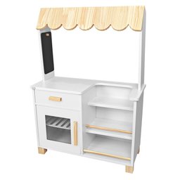 Mercadinho Infantil de Madeira Mdf - Branco (brinquedo Educativo) - 1