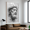 Ver imagem 2 de Quadros Decorativo Jesus Face 3d