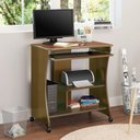Ver imagem 2 de Escrivaninha Compacta Mesa de Escritório Pequena 68cm