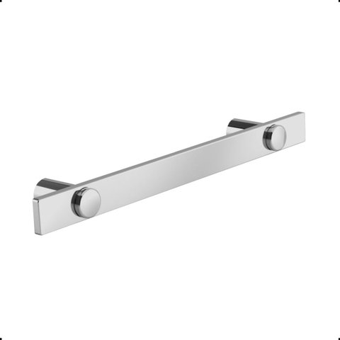 Porta Toalha para Banheiro Toalheiro de Lavabo Suporte Barra Grego Metal Alto Brilho Patmos