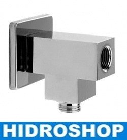 Desviador Quadrado para Chuveiro Quadrado - 191204 - 1
