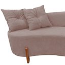 Ver imagem 7 de Namoradeira Sofá Feijão Luna 130cm Orgânica Suede Capuccino