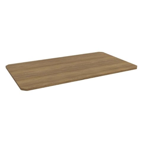 Conjunto: Mesa de Cozinha Iguaçu c/ Tampo de Madeira 1.60cm + 6 Cadeiras Portugal Cromada/Capuccino