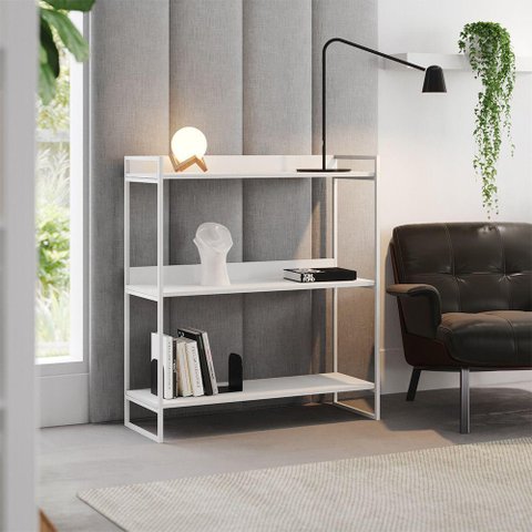 Cantinho do Café Adega Industrial Córdoba 95cm Branco Marrom