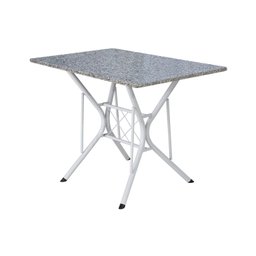 Conjunto Sala de Jantar Mesa Tampo Granito Retangular com 4 Cadeiras Bruna - 4