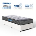 Ver imagem 3 de Cama Box com Colchão de Espuma D60 Double Face Guarda Costas Comfort Force Probel Solteiro 88cm