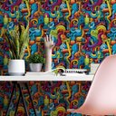 Ver imagem 5 de Papel de Parede 3d Arte Pintura Gamer Abstrata Grafite Decorativo Varias Cores Vivas Lavavel 12m