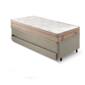 Bicama Box Baú Solteiro com Colchão Molas Ensacadas Berlim Bege Probel Linho Bege 88x188 - 10