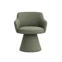 Ver imagem 4 de Cadeira de Mesa de Jantar Jade Base Cone Linho Verde - Nexta Casa