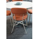 Ver imagem 3 de Kit 4 Cadeiras Jantar Aço Carbono Tecido Bouclê Lançamento:terracota/champagne