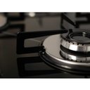 Ver imagem 3 de Kit Balcão Turim Branco e Fogão Cooktop Ultra Chama 5 Bocas com Trempe de Chapa Preto Chamalux
