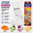 Ver imagem 5 de Cortador de Legumes Dupla Face Keita com Protetor Branco