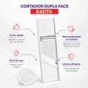 Ver imagem 2 de Cortador de Legumes Dupla Face Keita com Protetor Branco