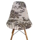 Ver imagem 2 de Capa de Cadeira Charles Eames Eiffel Pé Palito 1 Peça Malha Estampada:estampa 2