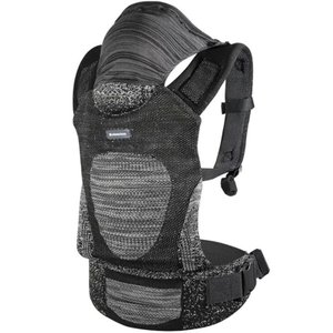 Canguru Luxo Hoody +l25 Fly Knit Black (preto) - Kikka Boo