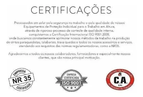 Cinto Paraquedista 5 Pontos Eletricista DG5300:Preto - 4