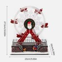 Ver imagem 6 de Roda Gigante Natal Natalina Som Movimento LED Enfeite Natalino Papai Noel Cenario Decoraçao Estante
