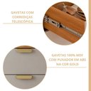 Ver imagem 6 de Balcão Cozinha 120 cm 2 Portas e 3 Gavetas Elena Bege/Cinamomo/Offwhite