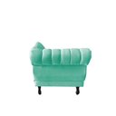 Ver imagem 7 de Recamier Decorativo Divã Amsterdã 147cm Lado Direito Veludo Acqua