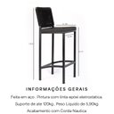 Ver imagem 4 de Kit 8 Banqueta Zola - Corda Náutica Preta
