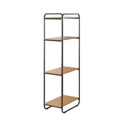 Estante Estilo Industrial com Prateleiras em Madeira Criare Canela - 7