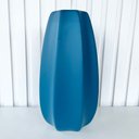 Ver imagem 4 de Vaso Centro de Mesa Grande Alto Relevo Moderno Azul Fosco